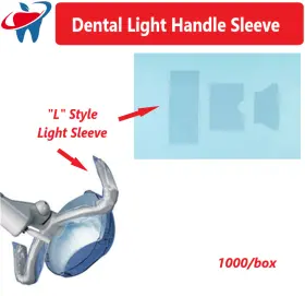 Amgoods Ps-328 L-style Dental Light Handle Covers/ Sleeves For L-shape Handles Clear 100/box