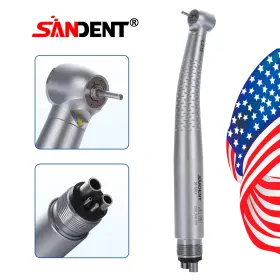 Burr U3bm Dental Self Power Led Handpiece High Speed Turbine E-generator 4 Hole Nsk Style
