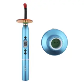 Tulip St-led4-blu Blue Cordless Dental 4 Led Curing Light 1200 Mw/cm 430-485nm Stainless Steel