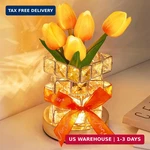 Gifts For Women - Tulip Flower Led Table Lamp, Cordless Touch Night Light, 3 Col. Fixed Price $56.23.