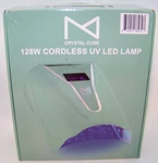 M - Crystal Cure 128w Uv/led Nail Lamp Fast Curing Wireless Rechargeable Teal. Fixed Price $39.95.