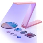 Winartton Uv Light For Resin Curing, 54w Lamp, Wireless & Pink. Fixed Price $35.94.
