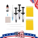 Dental Ortho Bonding System Metal Brackets Cure Light Adhesive Syringe Dentex. Fixed Price $36.95.
